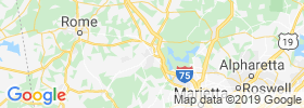 Cartersville map
